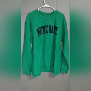 Pressbox Teal Sweatshirt with Navy Text